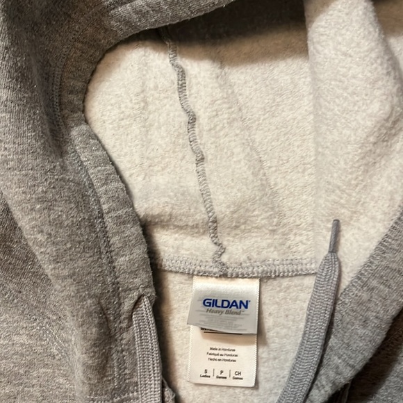 Fleece, zippered, gray hoody, Miami inspired - Picture 2 of 8